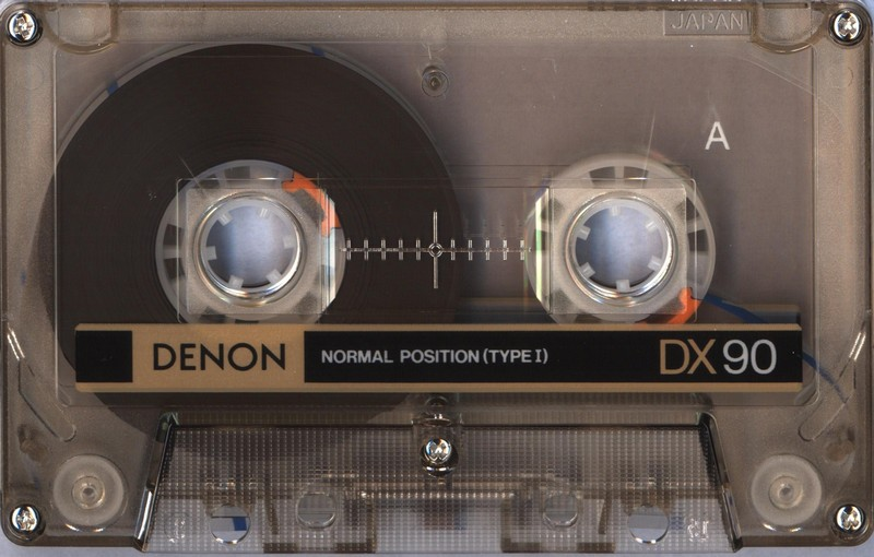Compact Cassette Denon DX 90 Type I Normal 1990 UK