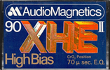 Compact Cassette Audio Magnetics XHE II 90 Type II Chrome 1979 Europe