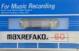 Compact Cassette Maxrefako 60 Type I Normal Unknown Country