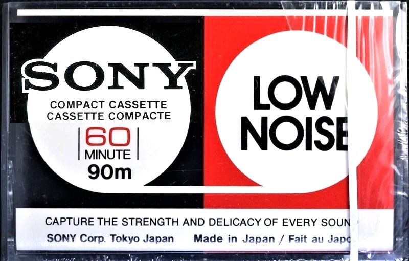 Compact Cassette Sony 60 Type I Normal 1976 USA