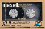 Compact Cassette Maxell XLII 90 Type II Chrome 1986 Europe
