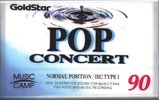 Compact Cassette Goldstar Pop Concert 90 Type I Normal 1994 Canada