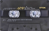 Compact Cassette TDK AR 50 "AR-50ES" Type I Normal 1990 Europe