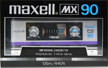 Compact Cassette Maxell MX 90 Type IV Metal 1985 Europe