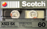 Compact Cassette Scotch XS II-SX 60 Type II Chrome 1990 Europe