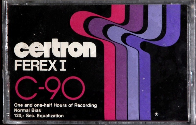 Compact Cassette Certron Ferex I 90 Type I Normal 1980 USA