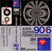 Compact Cassette AGFA Super Ferro Dynamic 90+6 Type I Normal 1978 Europe