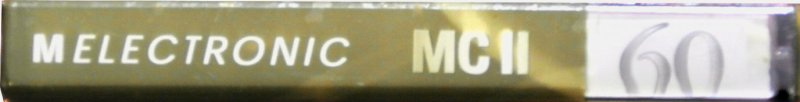 Compact Cassette Melectronic MC II 60 Type II Chrome 1990 Switzerland