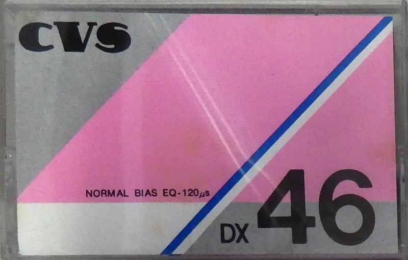 Compact Cassette CVS DX 46 Type I Normal Japan