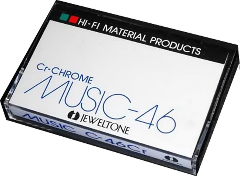 Compact Cassette Nagaoka Jeweltone 46 Type II Chrome 1979 Japan