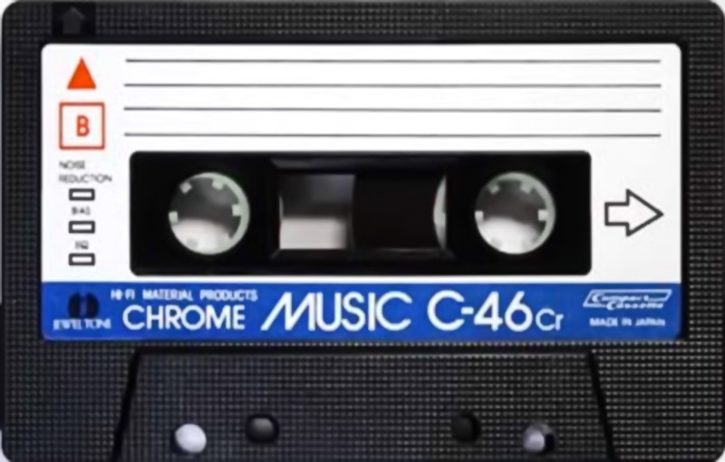 Compact Cassette Nagaoka Jeweltone 46 Type II Chrome 1979 Japan