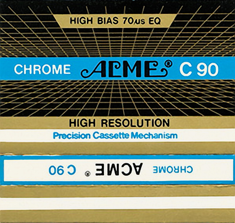 Compact Cassette Acme 90 Type II Chrome 1995 Worldwide