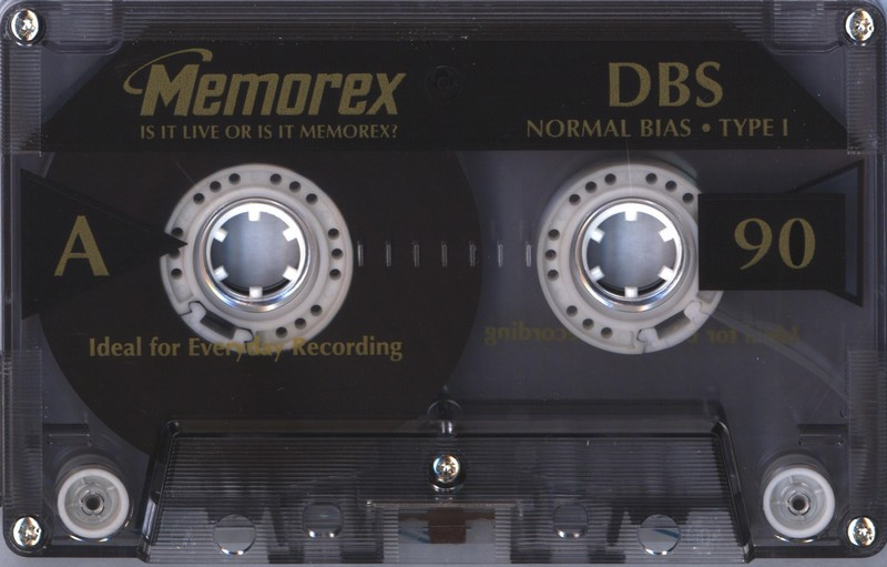 Compact Cassette Memorex dBS 90 Type I Normal 1997 North America