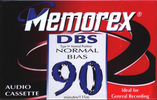 Compact Cassette Memorex dBS 90 Type I Normal 1997 North America