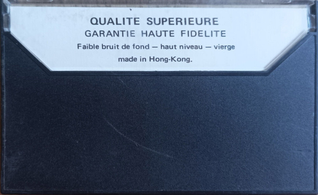 Compact Cassette Cam 60 Type I Normal Hong Kong