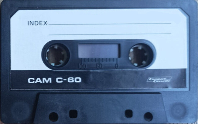 Compact Cassette Cam 60 Type I Normal Hong Kong