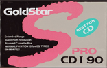 Compact Cassette Goldstar PRO CD 90 Type I Normal 1991 USA