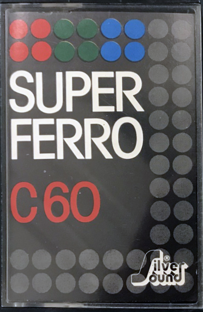 Compact Cassette Silver Sound Super Ferro 60 "Multibrand transparent" Type I Normal 1984 Europe