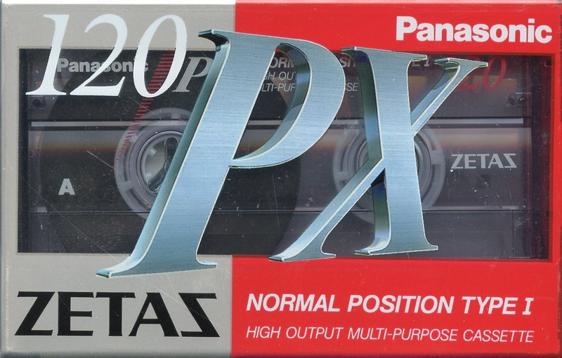 Compact Cassette Panasonic PX 120 "RT-120PX" Type I Normal 1994 Japan