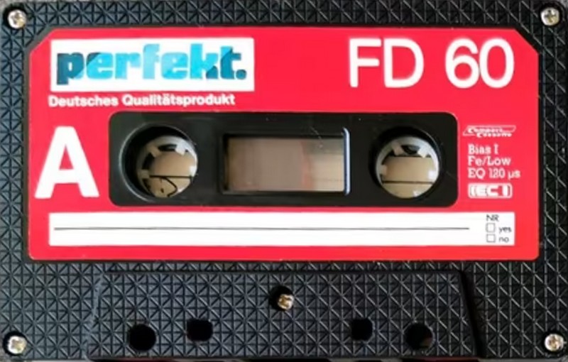 Compact Cassette Perfekt FD 60 Type I Normal Germany