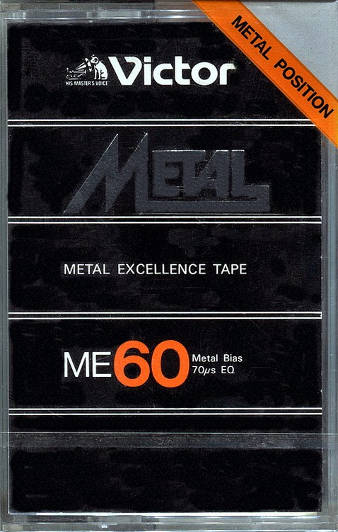 Compact Cassette Victor Metal / Me 60 Type IV Metal 1981 Japan