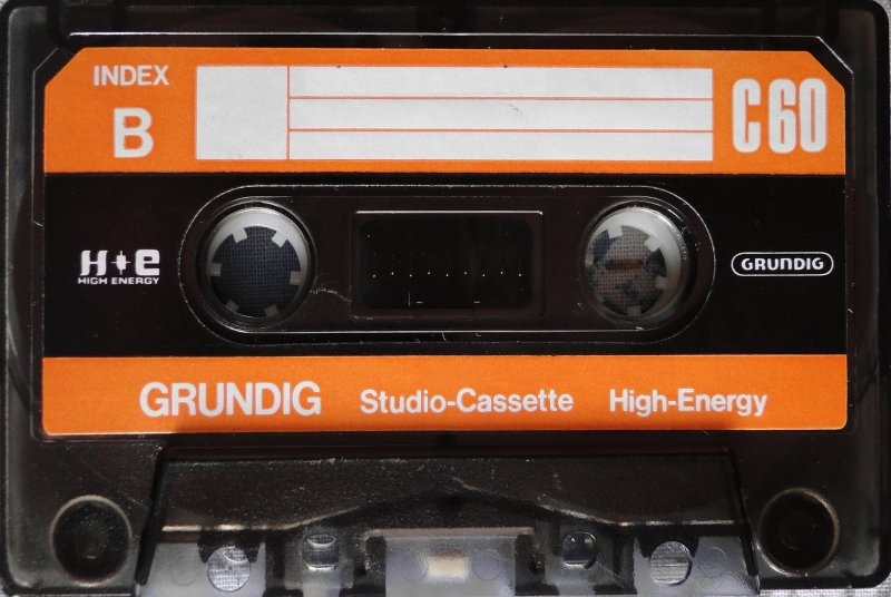 Compact Cassette Grundig Studio-Cassette 60 Type I Normal 1971 Europe