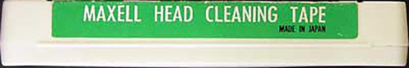 Compact Cassette Maxell Cleaning Cassette 1969 USA
