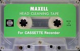 Compact Cassette Maxell Cleaning Cassette 1969 USA