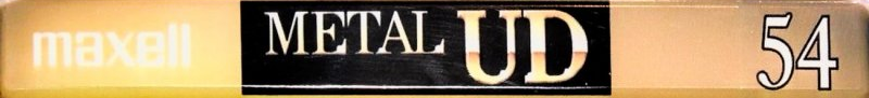 Compact Cassette Maxell Metal UD 54 "MUD-54G" Type IV Metal 1994 Japan