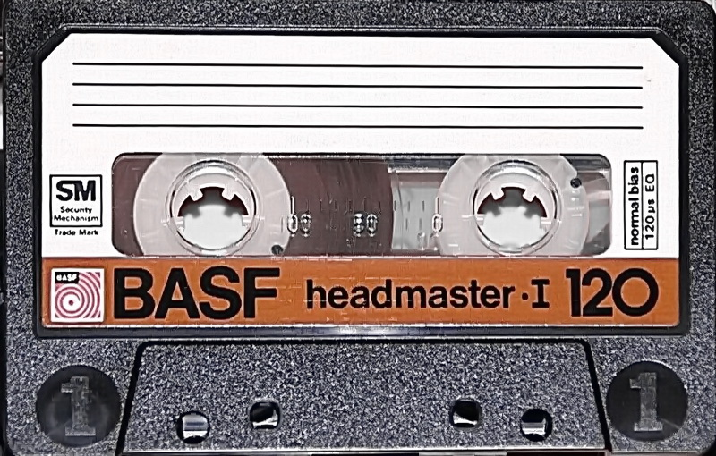 Compact Cassette BASF Headmaster Series 120 Type I Normal 1976 USA
