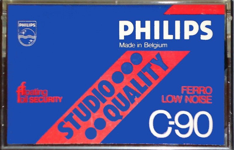 Compact Cassette Philips Studio Quality 90 Type I Normal 1978 Europe