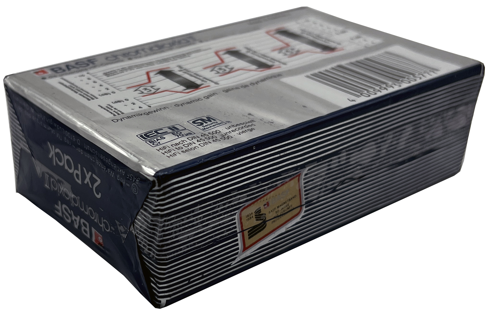 2 pack BASF Chromdioxid II 90 Type II Chrome 1985 Europe