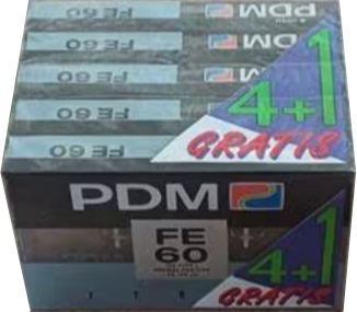 5 pack PDM FE 60 Type I Normal 1990 Europe