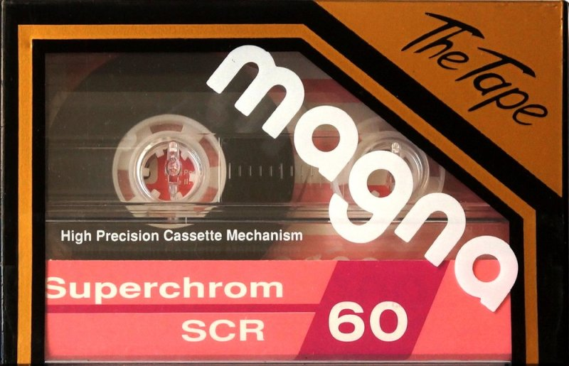 Compact Cassette Magna SCR 60 Type II Chrome 1990 Europe