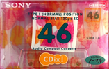 Compact Cassette Sony CDix I 46 "C-46CDX1F" Type I Normal 1998 Japan