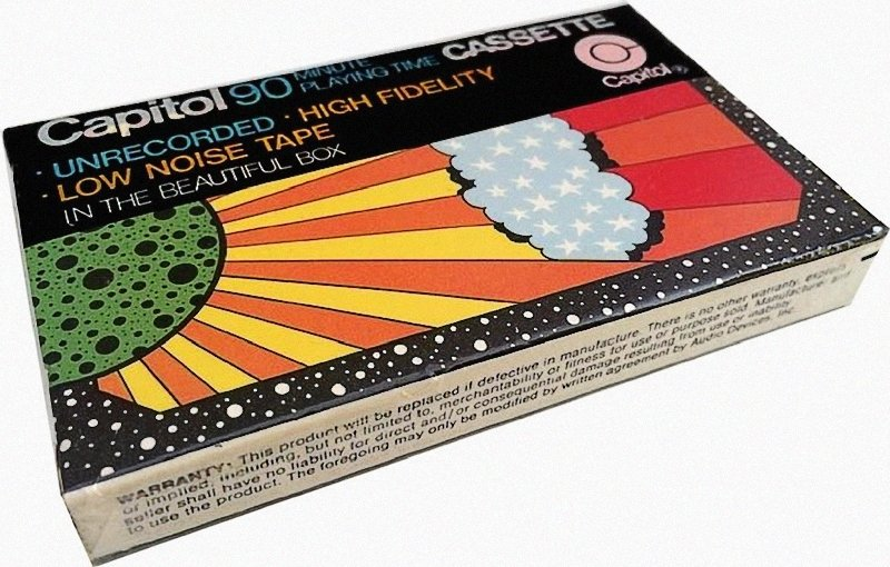 Compact Cassette Capitol Psychedelic Planet 90 Type I Normal 1970 USA