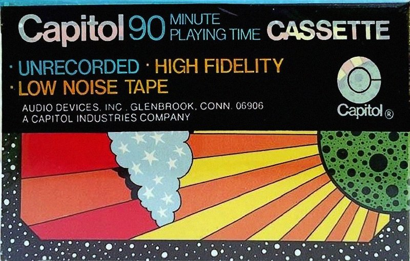 Compact Cassette Capitol Psychedelic Planet 90 Type I Normal 1970 USA
