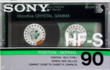 Compact Cassette Sony HF-S 90 Type I Normal 1986 Europe