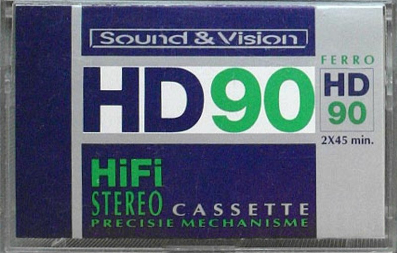 Compact Cassette Sound and Vision HD 90 Type I Normal 1979 Netherlands