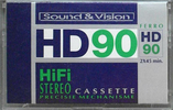 Compact Cassette Sound and Vision HD 90 Type I Normal 1979 Netherlands