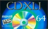 Compact Cassette Maxell CD-XL 64 "CDXL1-64" Type I Normal 1992 Japan