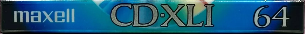 Compact Cassette Maxell CD-XL 64 "CDXL1-64" Type I Normal 1992 Japan