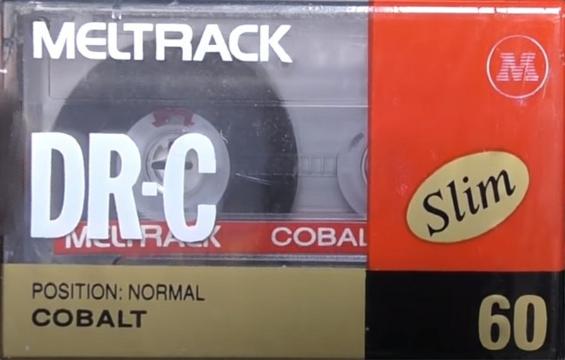 Compact Cassette Meltrack DR-C 60 "Cobalt" Type I Normal India