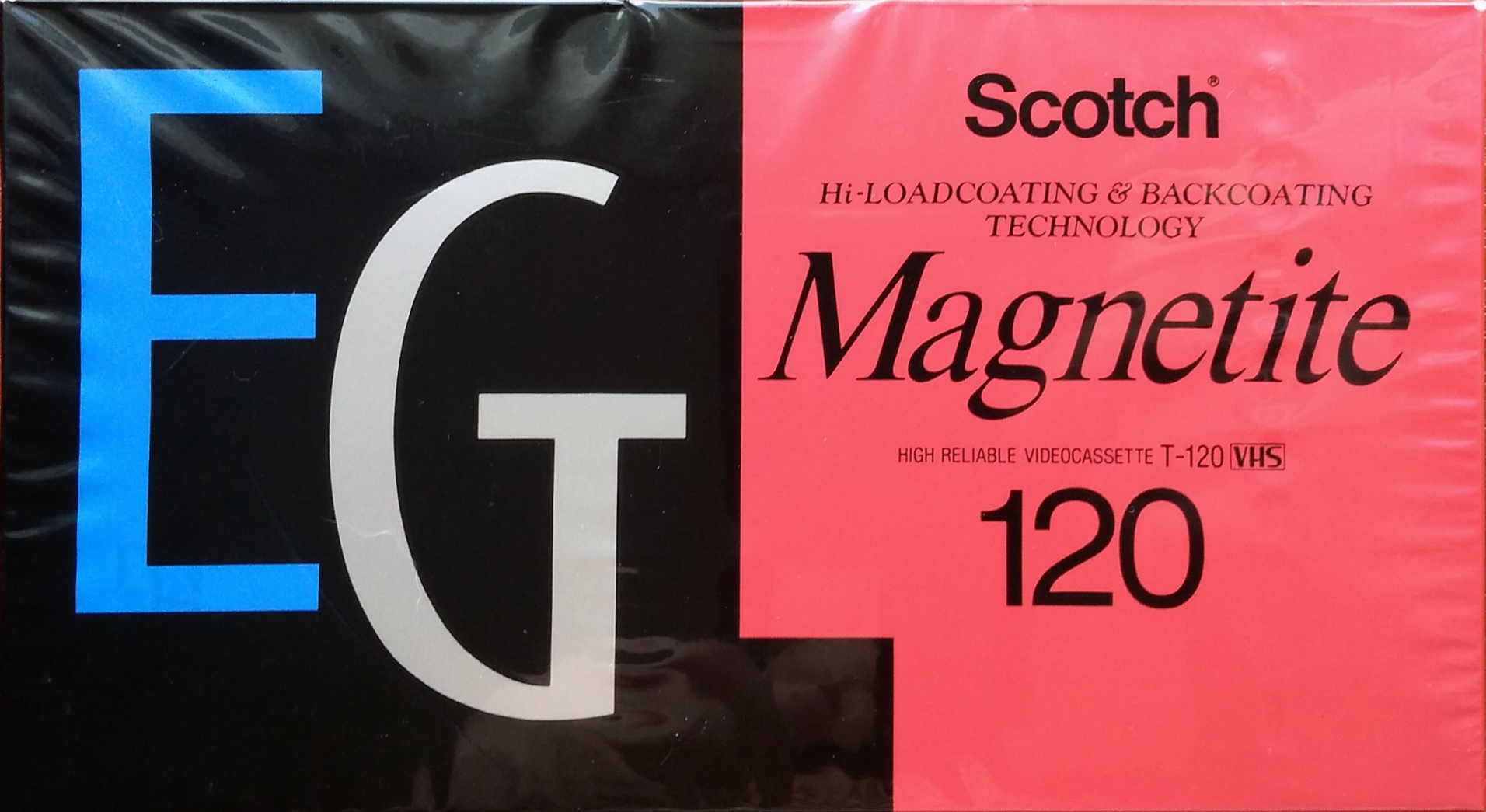 VHS, Video Home System Scotch EG 120 "Magnetite" Type I Normal 1992 Unknown Country