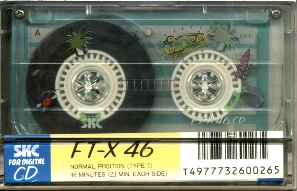 Compact Cassette SKC FT-X 46 1990 Japan