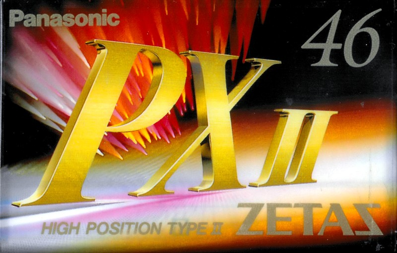 Compact Cassette Panasonic PX II 46 "RT-46PX2" Type II Chrome 1994 Japan