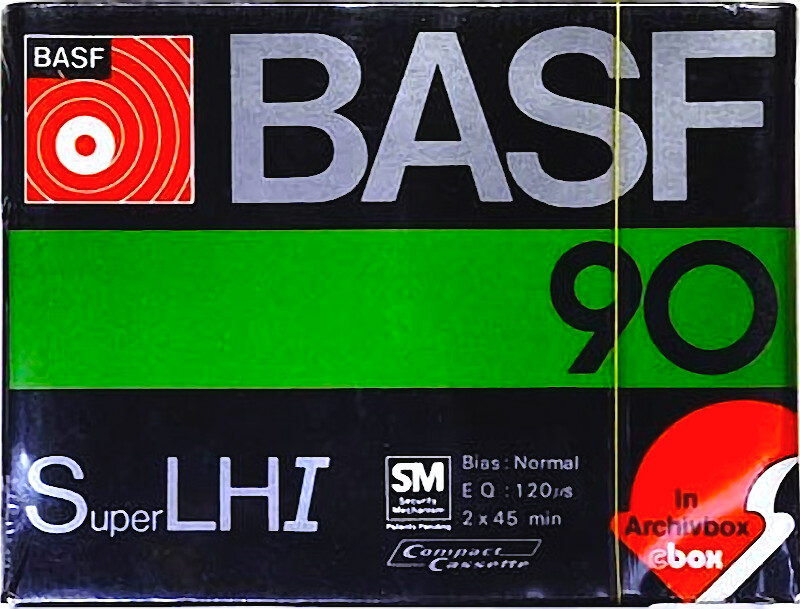 Compact Cassette BASF Super LH I 90 Type I Normal 1978 Japan
