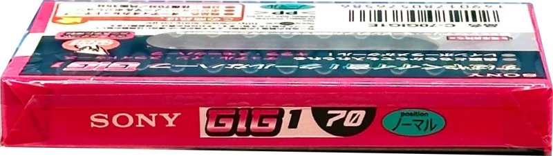 Compact Cassette Sony GIG-1 70 "C-70GIG1E" Type I Normal 1999 Japan