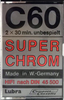Compact Cassette Lubra 60 Type II Chrome Germany