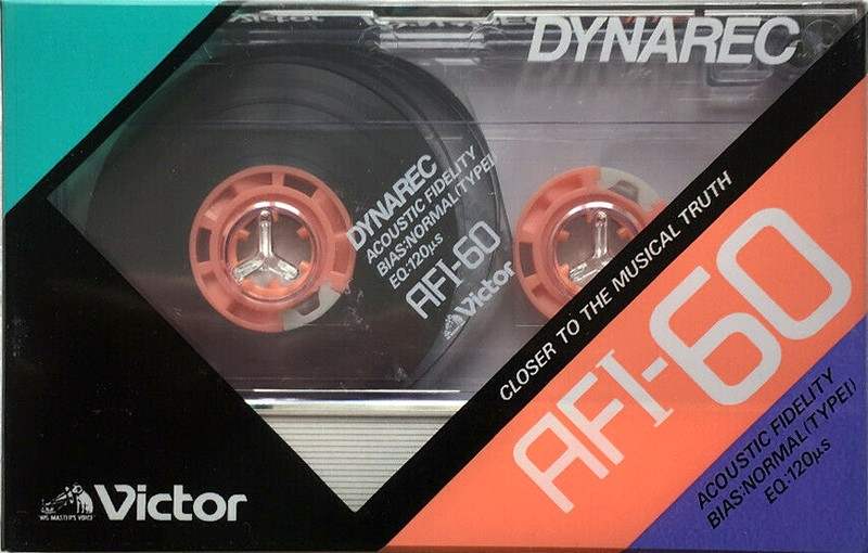 Compact Cassette Victor Dynarec AFI 60 Type I Normal 1987 Japan